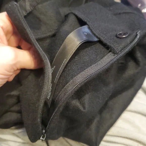 Eileen Fisher Wool Wide Leg Pants In Black Size M NWT'S - Picture 7 of 10